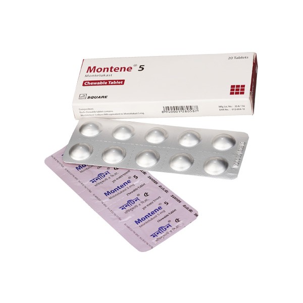 MONTENE 5mg Chew. Tab.
